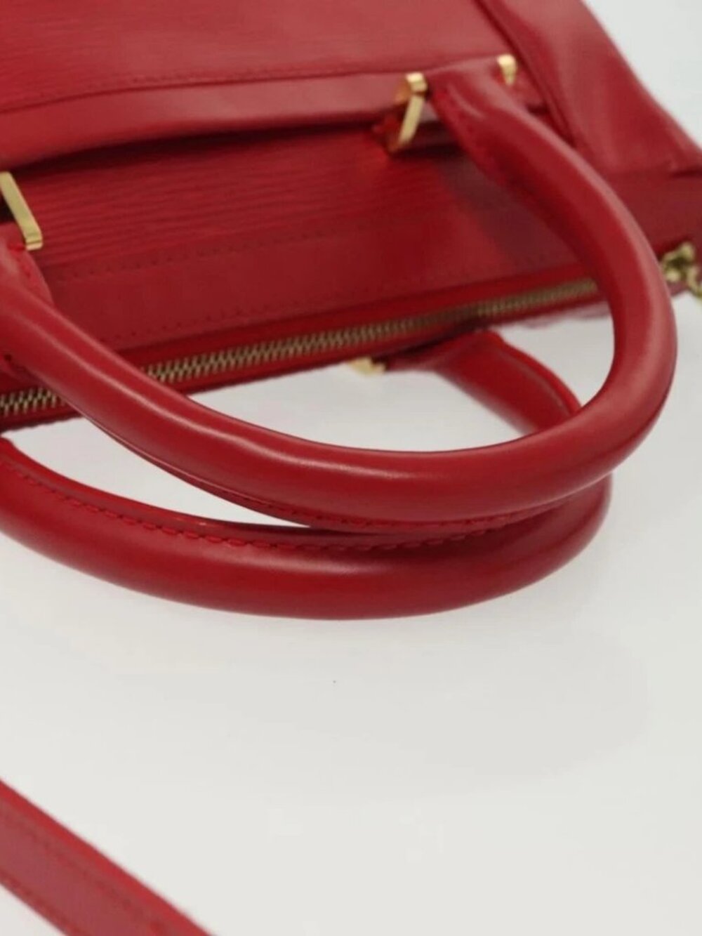 LOUIS VUITTON Epi Danura PM Hand Bag 2way Red M5891E LV - Picture 8 of 16